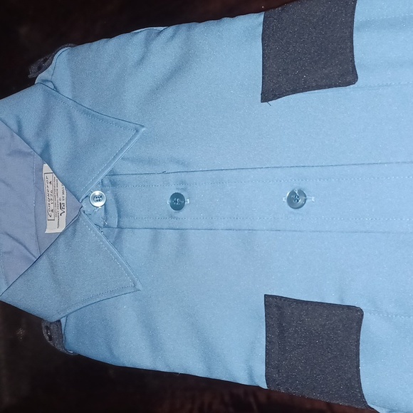 Permanent press long sleeved uniform shirt size 16/35 - Picture 2 of 3